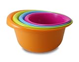 METRO 1887 MIXING BOWL SET 4PC COLORFUL