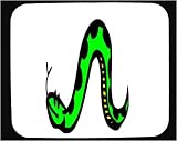 Decorated Mouse Pad with green, snake, crawling, spots, reptile