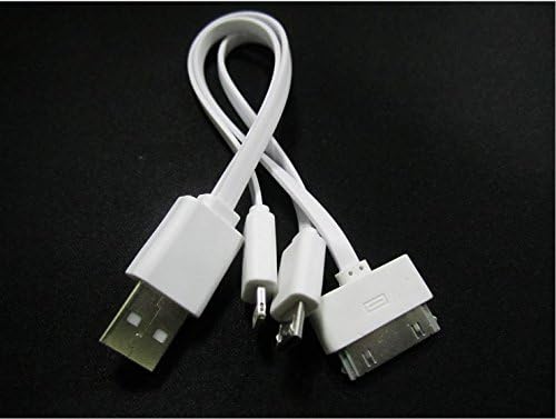 iPhone 4 S 5 S 6 + Samsung (8 Pin &amp; 30 Pin &amp; Micro) 3 in 1 USB Charger Cable