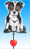 Black Forest Battery Operated Dog Clock
