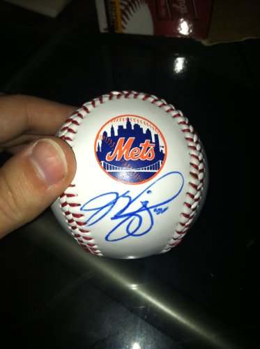 Mike Piazza Autographed Mets Logo Major League Baseball