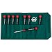 Wiha 26593 Nut Driver Set, Inch with Precision Soft PicoFinish Handle in Pouch, 8 Piece