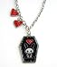 Lounge Fly Skelanimals Jack Bunny Coffin Heart Necklace * 08 Newest Item *
