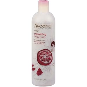 Aveeno Positively Nourishing Aveeno Smoothing Body Wash, 16 ounces