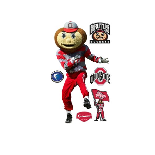 Fathead Brutus Buckeye Ohio State Buckeyes Wall Decal