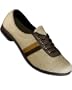 Aris Allen Women's Tan Retro Canvas Bowling-Style Swing Dance Shoes with Suede Soles