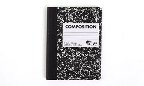 Carolina Pad Mini Marble Composition Book, 4.5 x 3.25 Inches, 80 Sheets (90770)