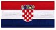 Croatia Flag Embroidered Patch Iron-On Croatian National Emblem