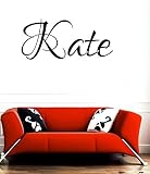 Kate girl name or boy name room name wall quote art vinyl decal sticker by Children room sticker [並行