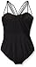 Capezio Girls' Big (7-16) Tatiana Leotard, Black, Large (10-12)