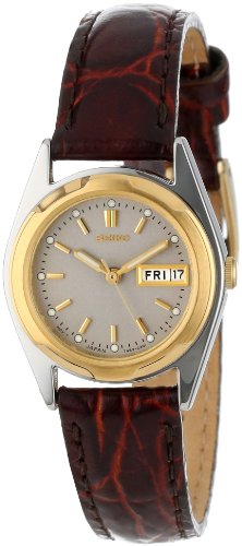 Seiko Women's SWZ156 Brown Leather Strap Watch Seiko Women's SWZ156 Brown Leather Strap Watch