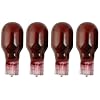 Moonrays 11691 4-Watt Wedge Base Light Bulbs , 4 Pack, Red