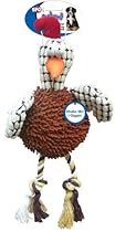 Ethical Pets Gigglers Chicken Dog Toy, 12-Inch, Assorted
