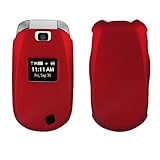 iNcido Brand LG Revere VN150 Cell Phone Rubber Red Protective Case Faceplat ....