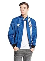 Brema Chaqueta Buscherini Bomber Logo (Azul Royal)