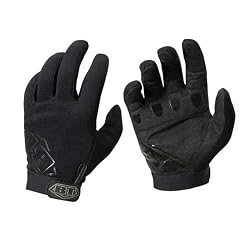 BT 08 Sniper Full Finger Paintball Gloves - Black- Large