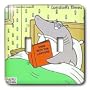 Londons Times Famous People Places Books Cartoons - SWIM WITH THE LAWYERS - Light Switch Covers - double toggle switch