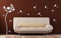 Wandtattoo Pusteblume Nr. 60 Wandmotiv (1,50m x 0,60m)