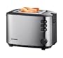 Severin AT 2514 Automatik-Toaster, Edelstahl-geb�rstet-schwarz / 850 W