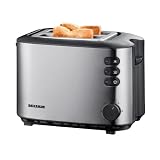 Severin AT 2514 Automatik-Toaster, Edelstahl-geb�rstet-schwarz / 850 Wvon "Severin"