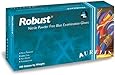 Aurelia Robust Nitrile Glove, Powder Free, 9.4" Length, 5 mils Thick, Large (Pack of 1000)