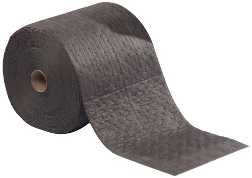 ESP1AMGRL-S Airmatrix Polypropylene Heavy Weight Maintenance Universal Absorbent Laminated Split Roll, 150' Length x 14" Width, Gray (Case of 2)