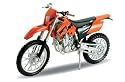 KTM 525 EXC, Welly Motocross Motorrad Modell 1:18