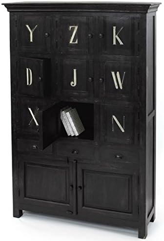 Alphabet Cabinet-Black