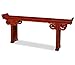 Vintage Chinese Altar-Style Console Table - Distressed Red