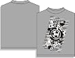 Grunge Short Sleeve Soccer T-Shirt