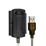 【ノーブランド品】耐久性　USB 2.0〜2.5 "44ピン 3.5"40ピン　IDE SATAハードディスクドライブ　変換ケーブル