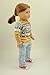American Girl Doll Clothes Doll Ugly T-Shirt + Ripped Jeans Fit 18 Inch Dolls