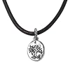 Sterling Silver Tree of Life Small Gift Pendant on Leather Cord