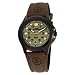 Timex Men's T47012 Metal Field Expedition Brown Leather Strap Watch