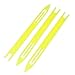 3 Pcs Yellow Plastic Fishing Net Repair Needle Shuttle Bobbin 8#