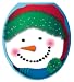 Toilet Tattoos TT-X604-R Snowman in Stocking Cap Design, Round
