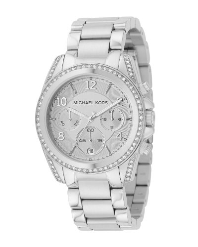 Michael Kors Quartz, Silver Dial with Stainless Steel Band - Womens Watch MK5165