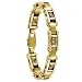 Jewelry : Stainless Steel Men's Invicta Elements Spiral Gold-Tone Bracelet