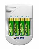 Varta Professional Digital USB Ladeger&auml;t inkl. 12V Adapter mit 4x Mignon Akku