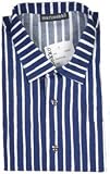 Jokapoika Classic Shirt Navy Blue / White - 18 in [46 cm] - XX-Large
