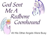 Redbone Coonhound - God Sent Me A Redbone Coonhound Apron