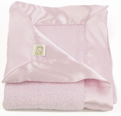 Comfort SilkieComfort Silkie Luxurious Plush & Satin Baby Blanket 36"x28" Pink