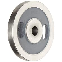 Boston Gear Plain Grooved Pulley for Round Belts 0.375" or Smaller, Iron