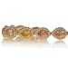 Jewelry : Sterling Silver Champagne, Cognac and Canary Cubic Zirconia Bracelet by Charles Winston, 7.5"