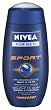 Nivea Pflegedusche Sport for Men, 250 ml, 2er Pack (2 x 250 ml)