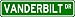 VANDERBILT Street Sign ~ Personalized Family Lastname Sign ~ Gameroom, Basement, Garage Sign **