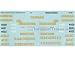 Microscale O Scale E-Unit or Passenger Car Decal Set - Conrail Executive 1980-92