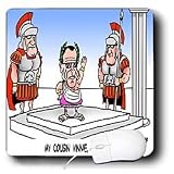 Londons Times Funny Society Cartoons - My Cousin Vinnie Vedi Vici - Mouse Pads