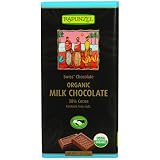 Rapunzel Organic Milk Chocolate 38% Cocoa, 3-Ounce Bars (Pack of 12)