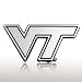 Virginia Tech Chrome Car Emblem